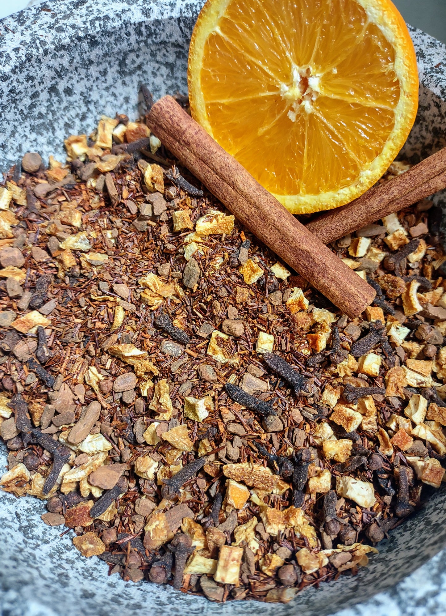 Orange Spice Herbal Tea Blend - heart friendly, lose weight, anti-inflammatory, antioxidant